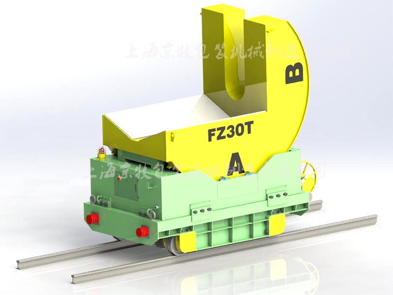 轨道移动翻卷机