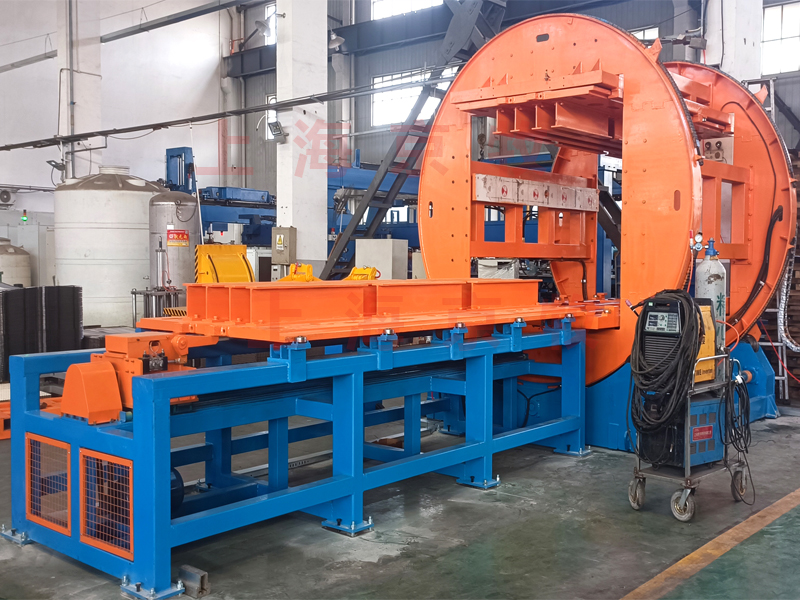 大型换热器组件180度翻转机